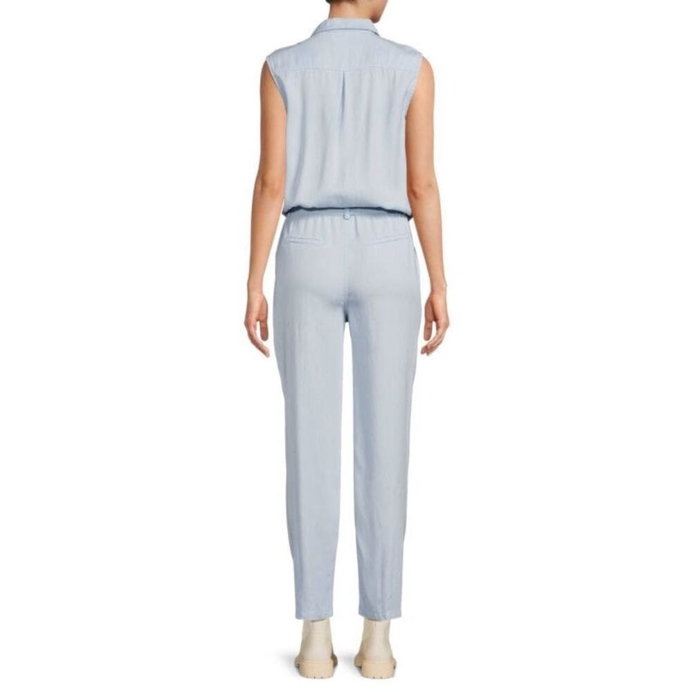 Revolve Etienne Marcel Sleeveless Romper Light Blue Size Medium NWT - Picture 2 of 3